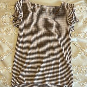 Striped tight fitted shirt super cute and comfy